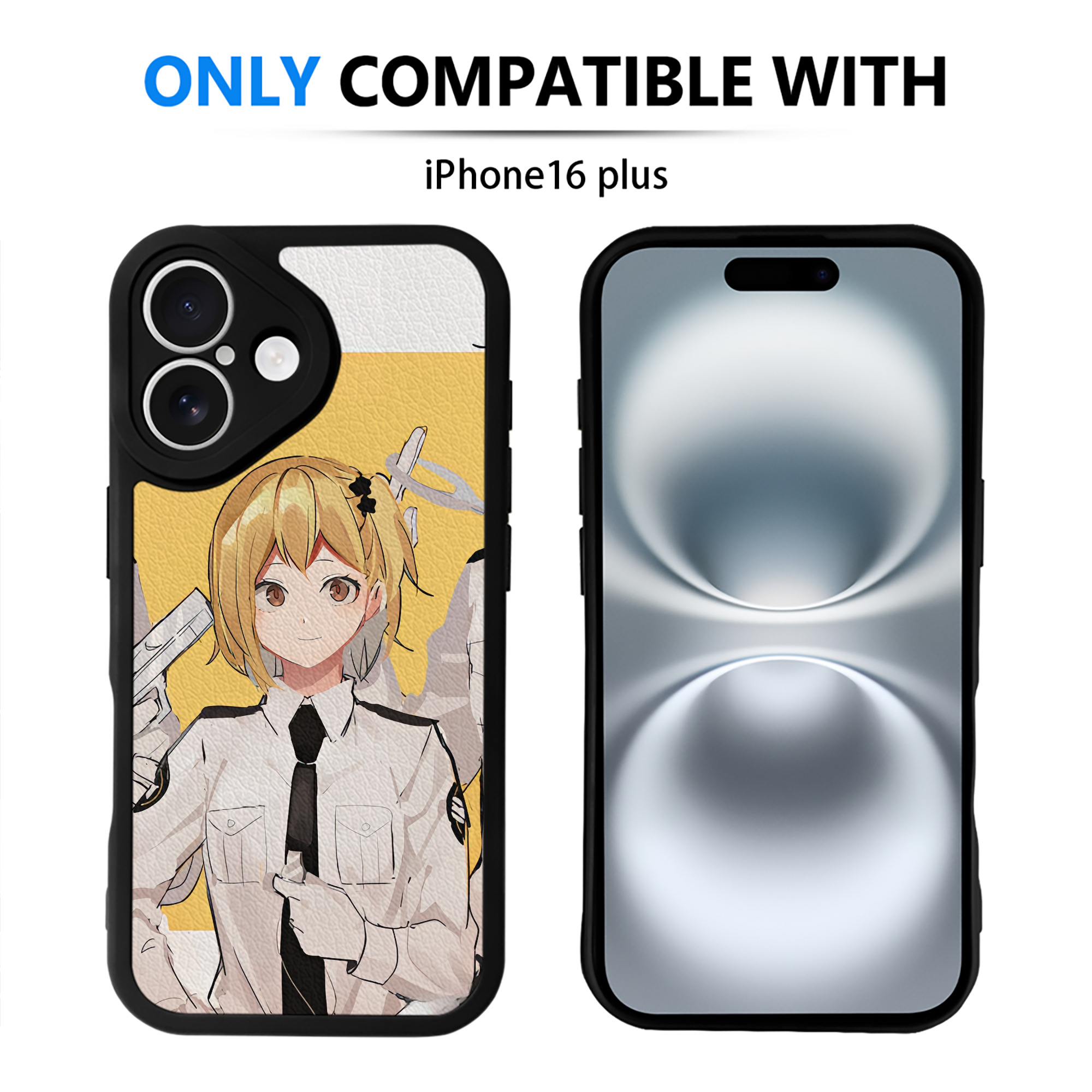 （画像用） ハイキュー!! Haikyu!! 【iPhone 16シリーズ対応】シリコンスマホケース（レザー調） 材質：シリコン